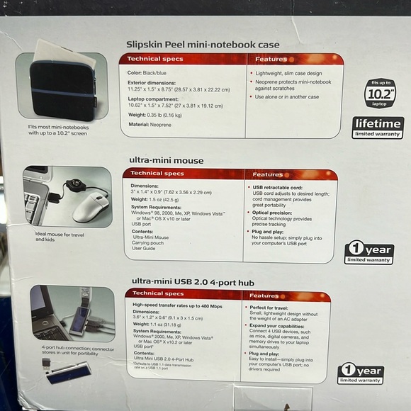 Targus BUS0187 Accessory Kit for 10.2 Inch Netbooks; Brand new - Picture 2 of 5